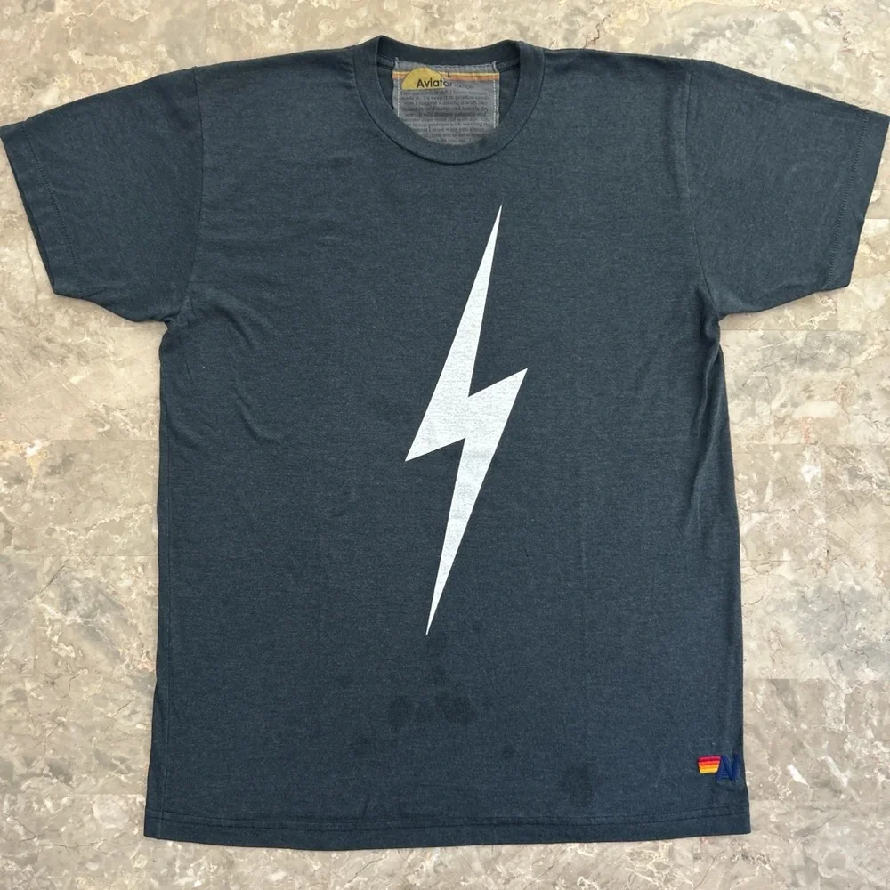 ❌SOLD DO NOT BUY❌ Aviator Nation Lightning Bolt T-Shirt Sz L